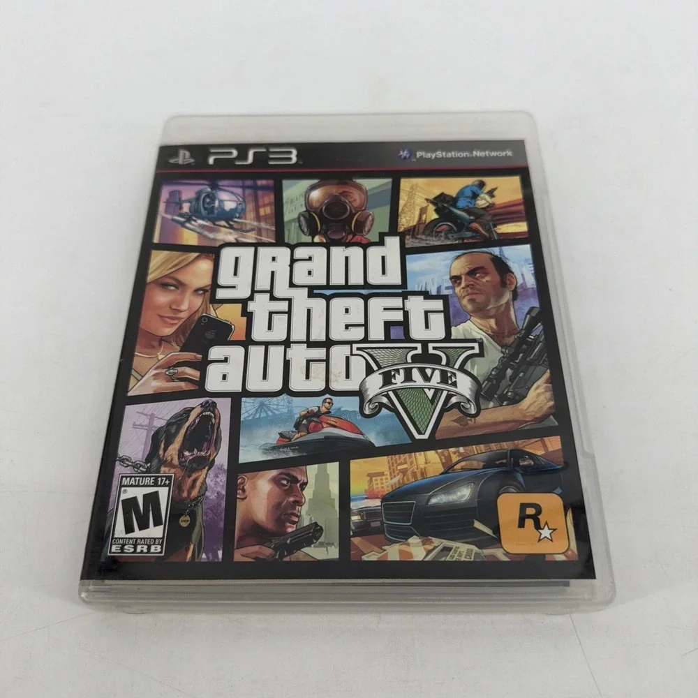 Grand Theft Auto V GTA 5 Sony PlayStation 3 PS3 - Complete with Map CIB